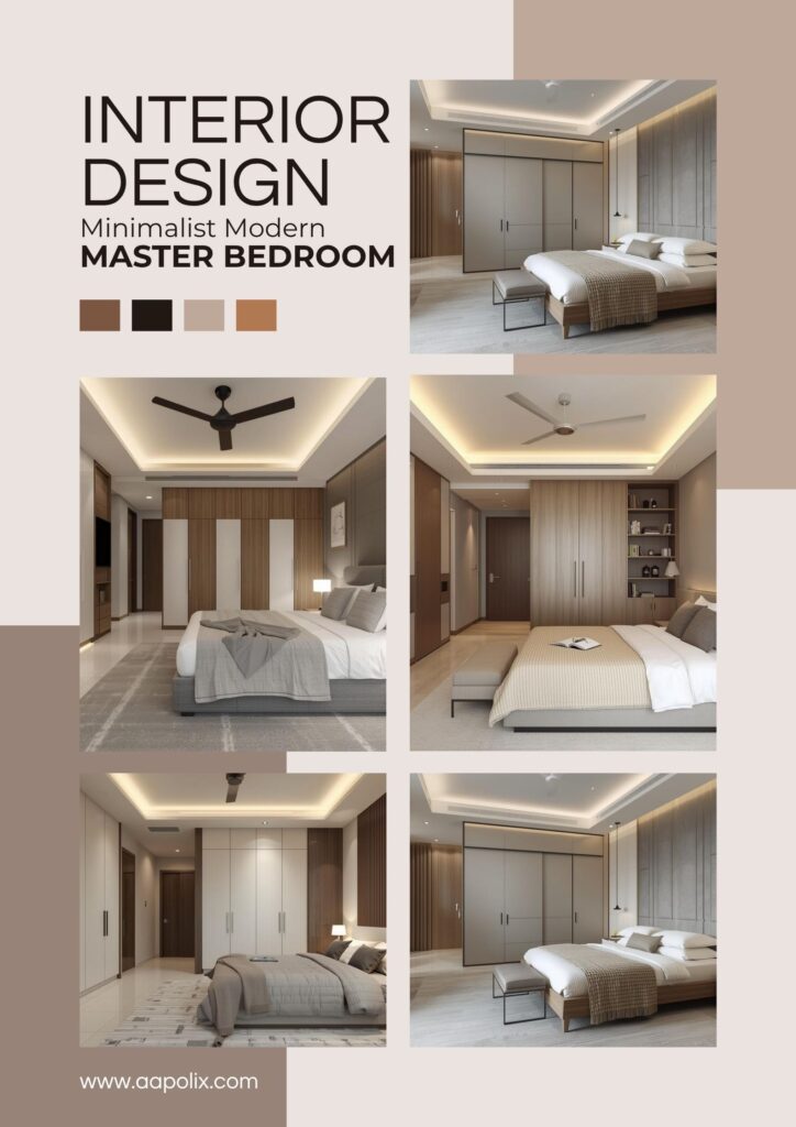 Interior Design Concept Poster Mood board
