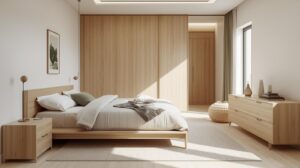 Modern-Bed-room-decoration-using-Japandi-Style-trending-item-for-a-small-family3